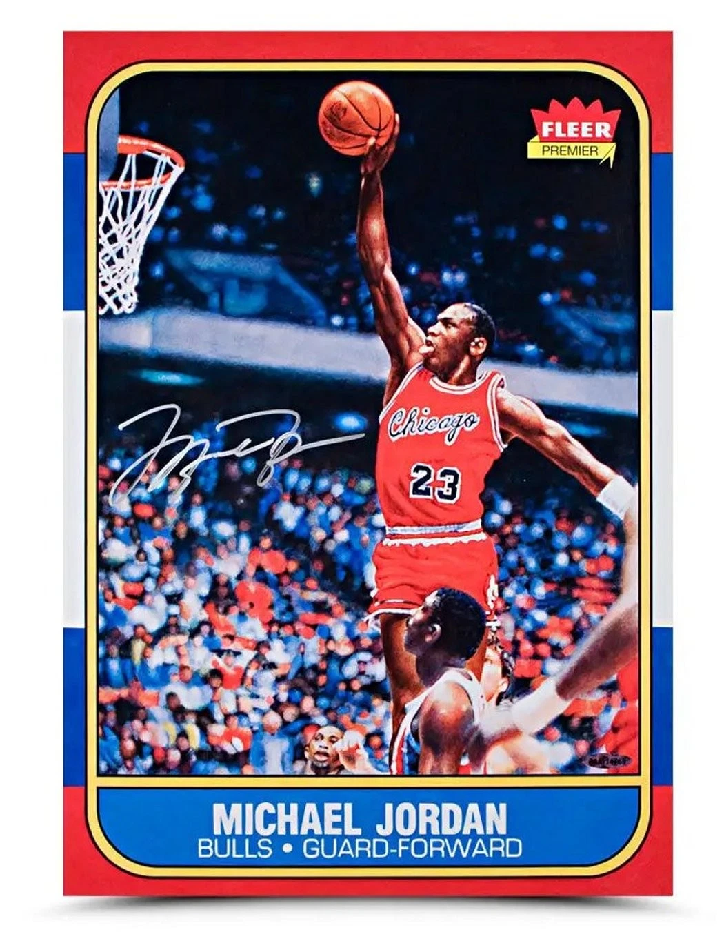 Trading card close-up